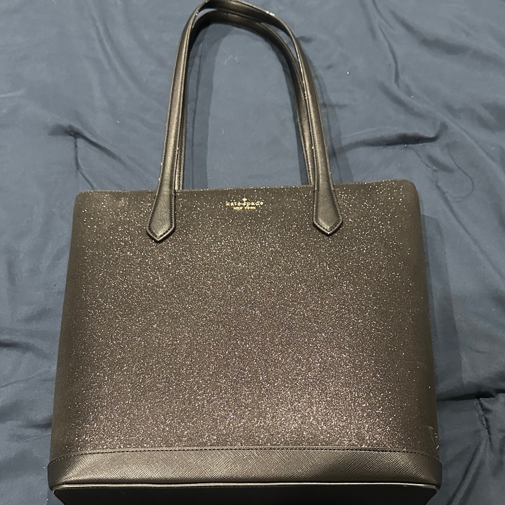 Kate Spade Black Sparkle Tote